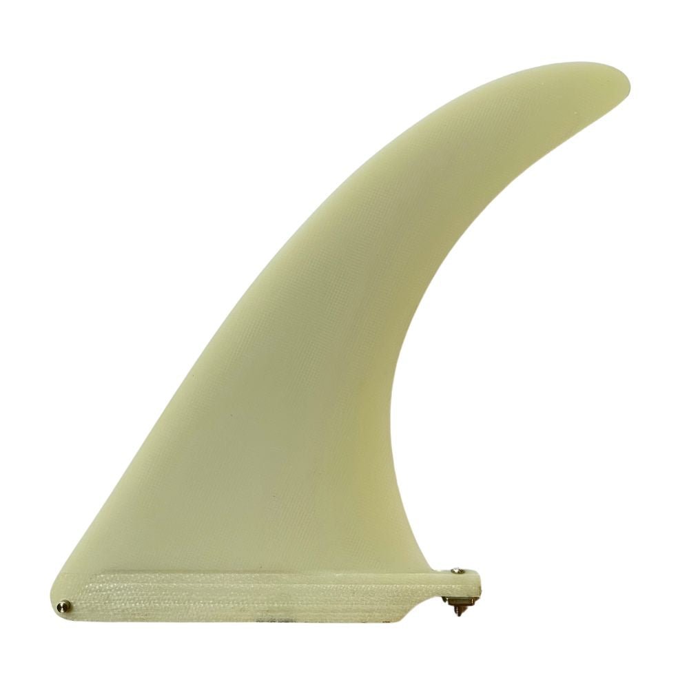 9" Fiberglass Longboard Fin (Clear) - KS Boardriders Surf Shop
