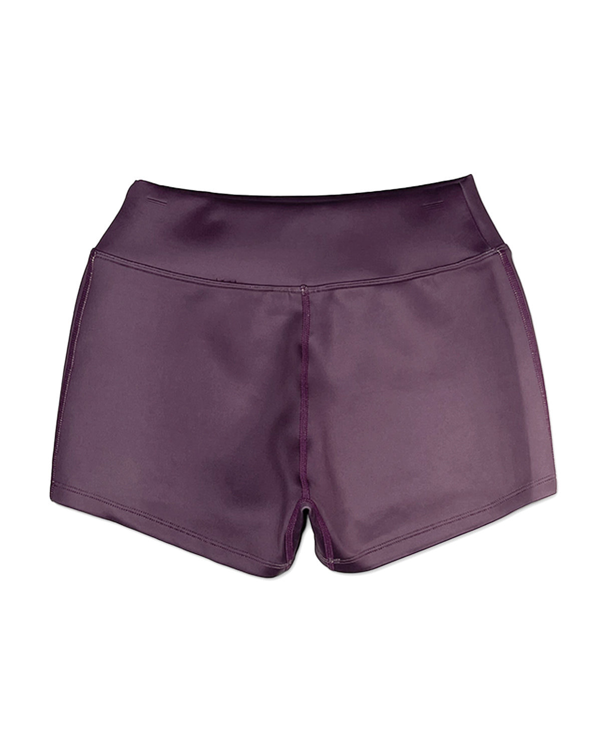 KS Women's Kailani Boyleg Bikini Bottom- Plain Plum Purple - Back
