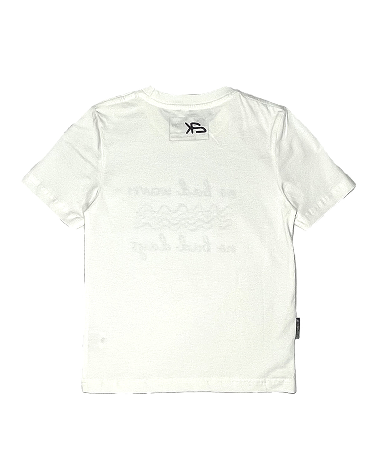 KS Kid's No Bad Days Short Sleeve Shirt - Bone White - Back
