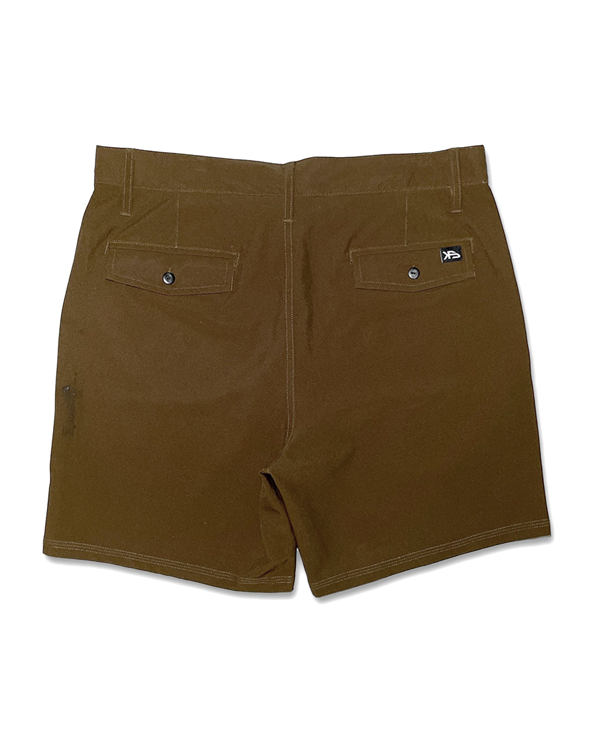 KS Men's Alon Walkshorts - Tan Brown - Back