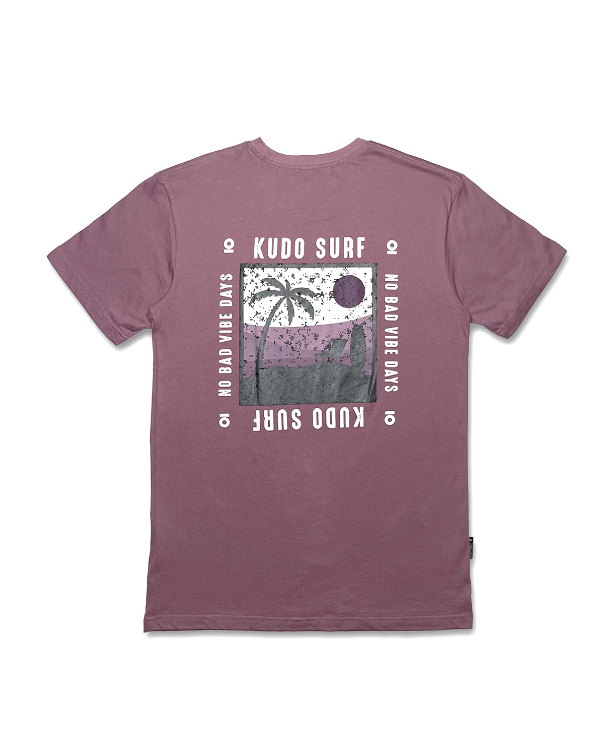 KS Men's Kudo Scenic Vibes Graphic Shirt - Plum Purple - Back