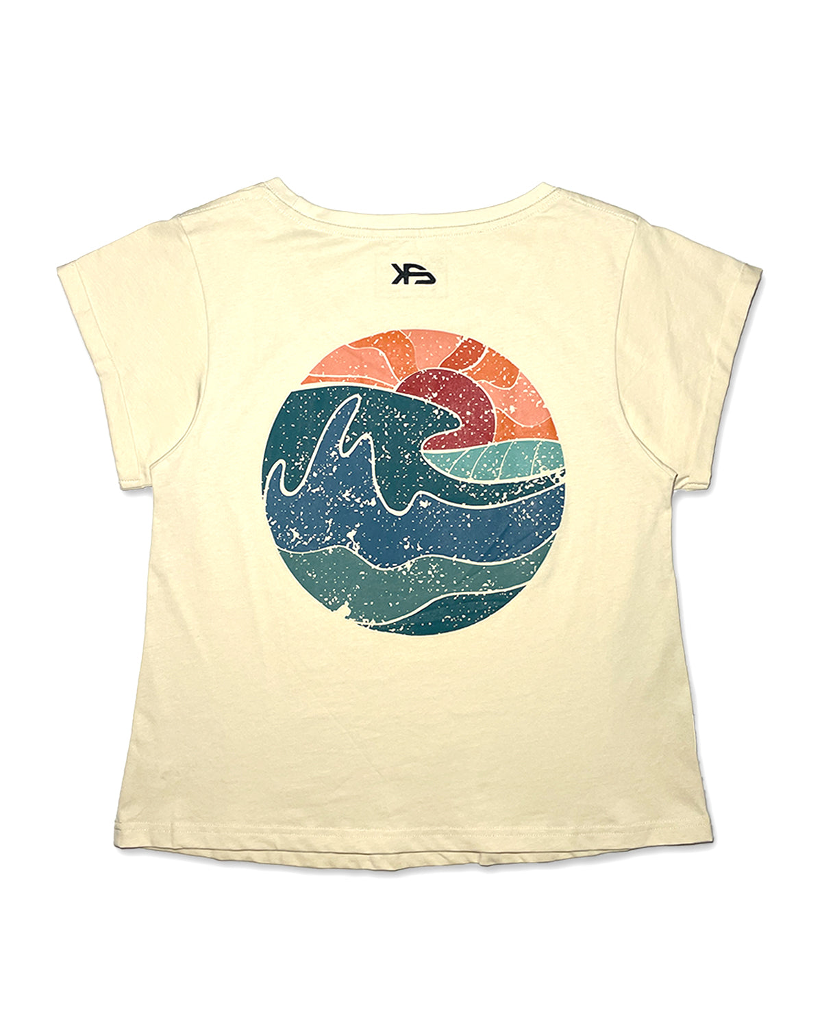 KS Women's Big Swell Graphic Tee - Cream - Back