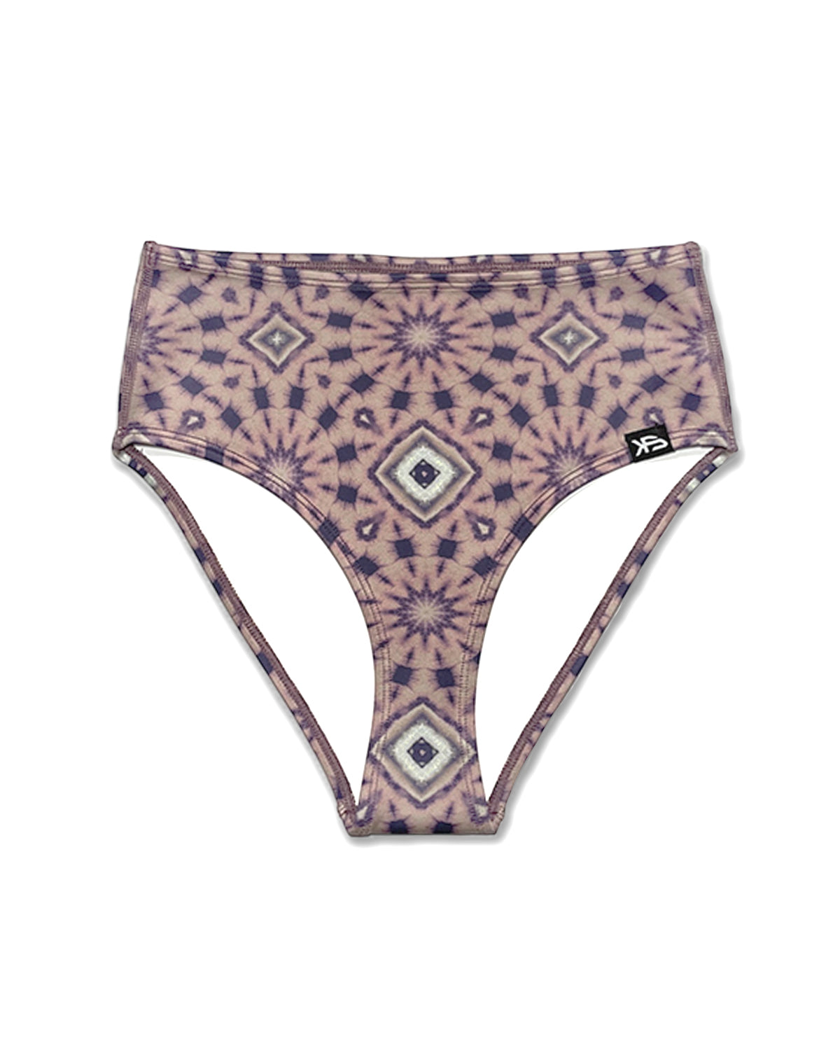 KS Women's Kailani High-Waist Bikini Bottom- Dusk Lilac- Front