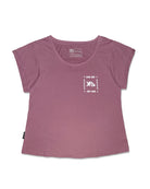 KS Women's Scenic Vibes Graphic Tee - Plum Purple - Front