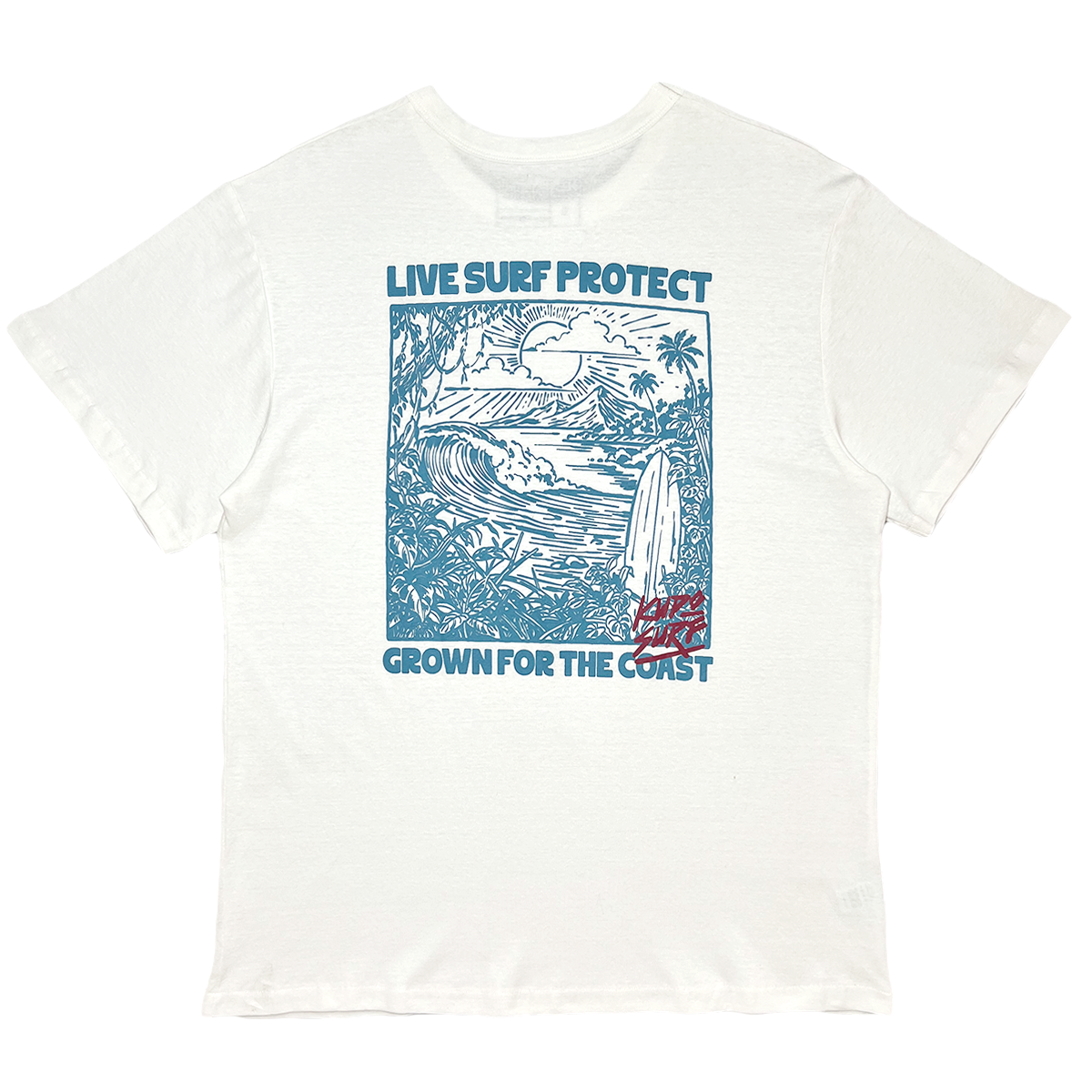 Kudo Surf Men's Grown For The Coast Hemp Tee - Off White – KS