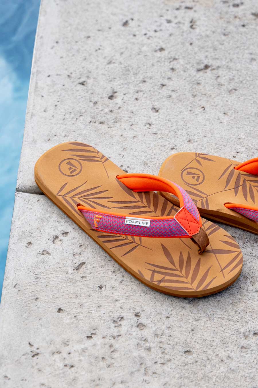 Foamlife Harts Womens Flip Flops (Latte Brown) - KS Boardriders Surf Shop