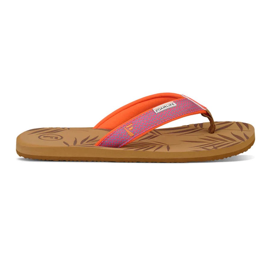 Foamlife Harts Womens Flip Flops (Latte Brown) - KS Boardriders Surf Shop