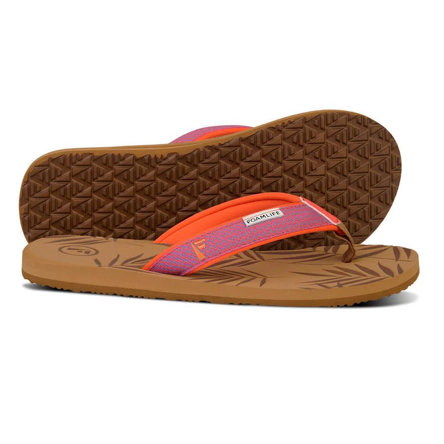 Foamlife Harts Womens Flip Flops (Latte Brown) - KS Boardriders Surf Shop