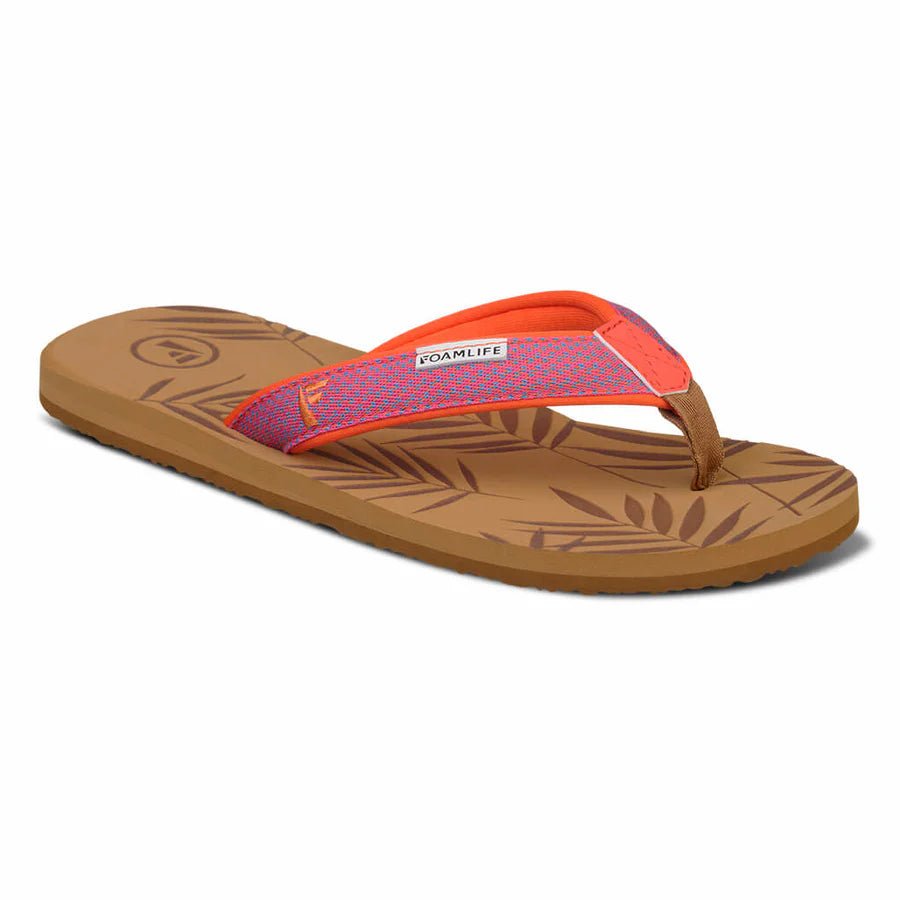 Foamlife Harts Womens Flip Flops (Latte Brown) - KS Boardriders Surf Shop
