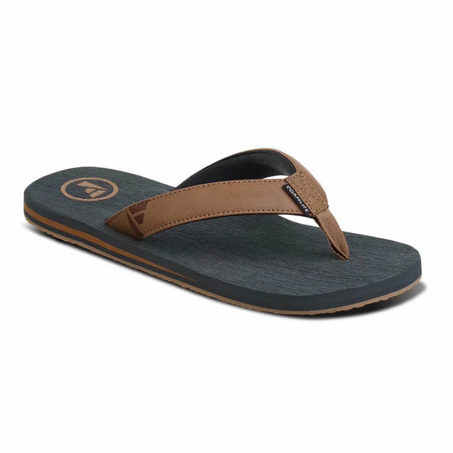 Foamlife Seales Earth Mens Filp Flops (SlateGrey) - KS Boardriders Surf Shop