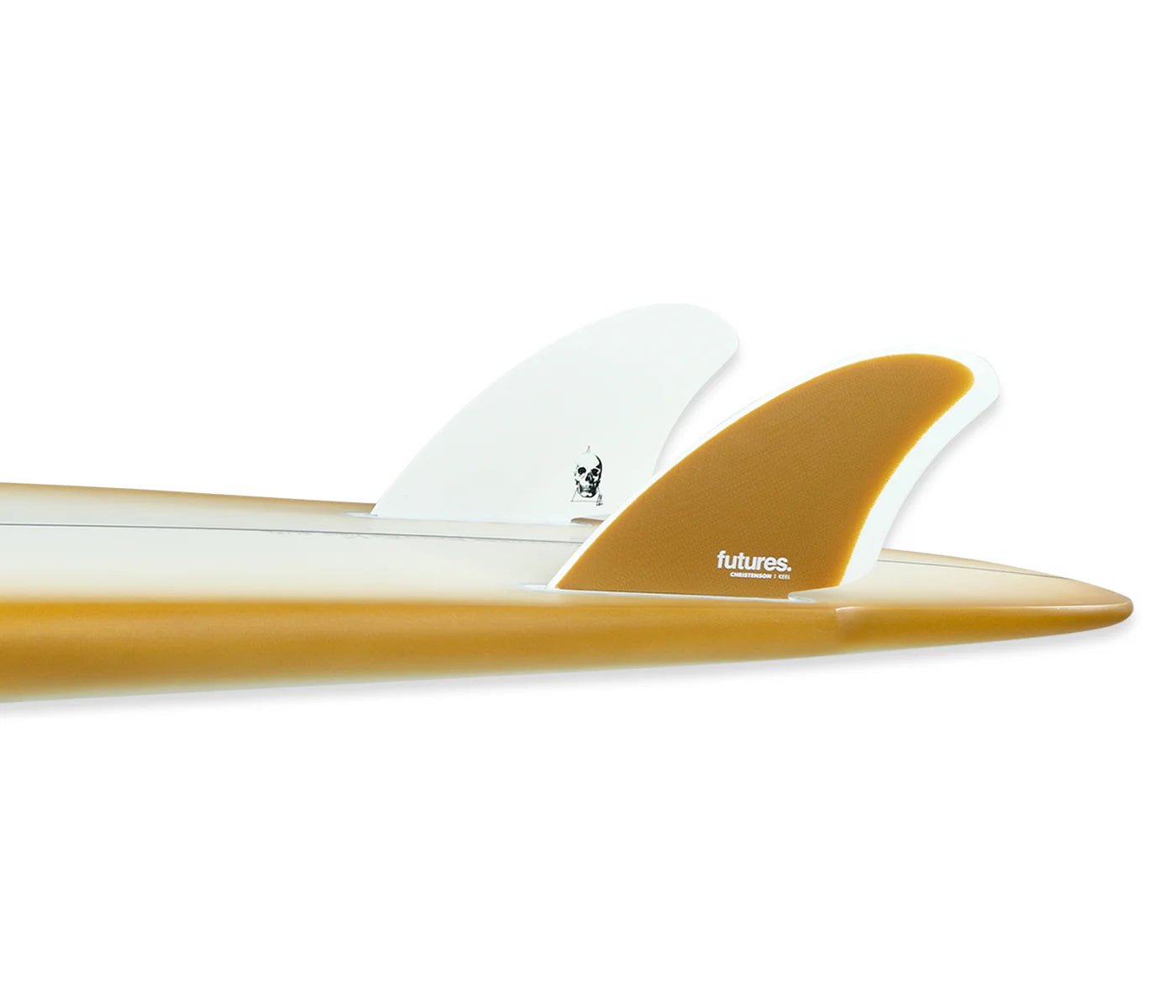 Futures Christenson Keel (White/Brown) - KS Boardriders Surf Shop