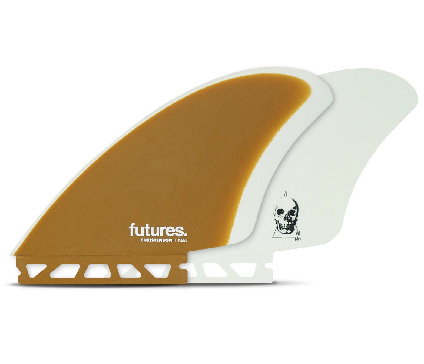 Futures Christenson Keel (White/Brown) - KS Boardriders Surf Shop