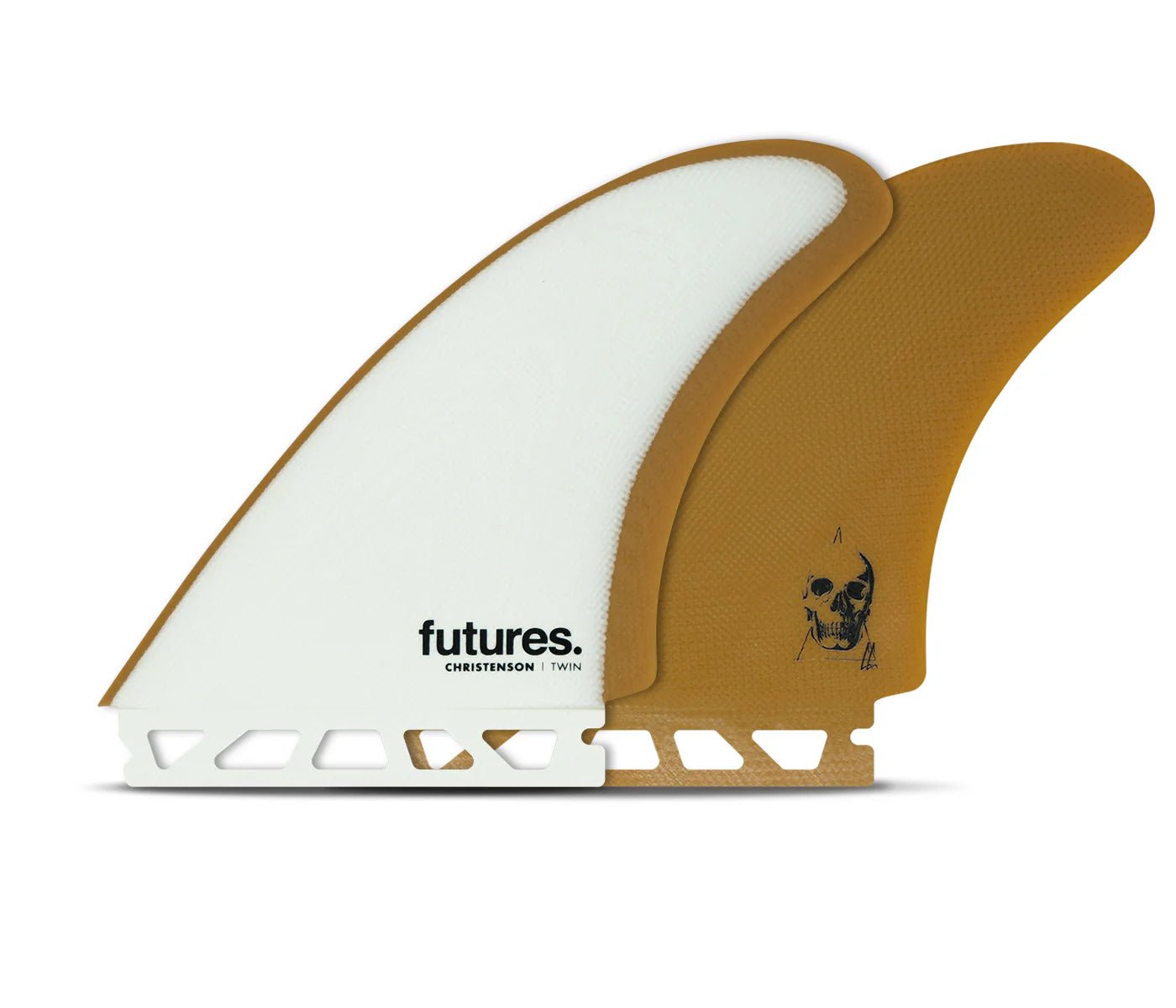 Futures Christenson Twin (White/Brown) - KS Boardriders Surf Shop