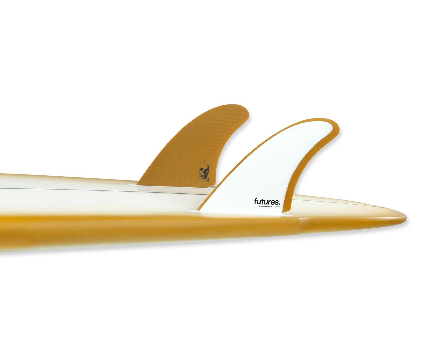 Futures Christenson Twin (White/Brown) - KS Boardriders Surf Shop