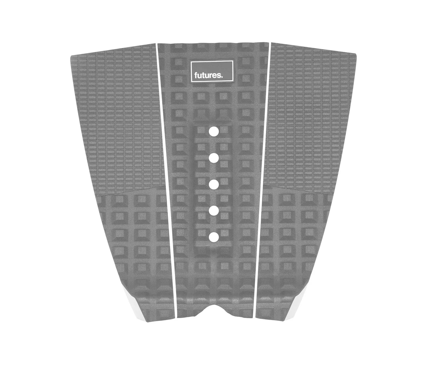 Futures F3P Voodoo 3PC Traction Pad (Charcoal) - KS Boardriders Surf Shop