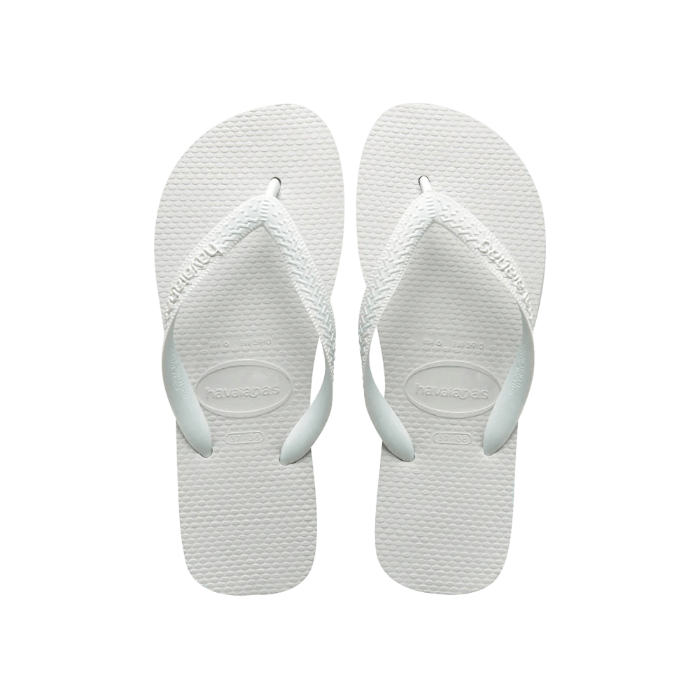 Havaianas Unisex Top Flip Flops (White) - KS Boardriders Surf Shop