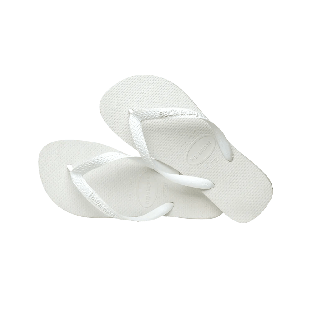 Havaianas Unisex Top Flip Flops (White) - KS Boardriders Surf Shop