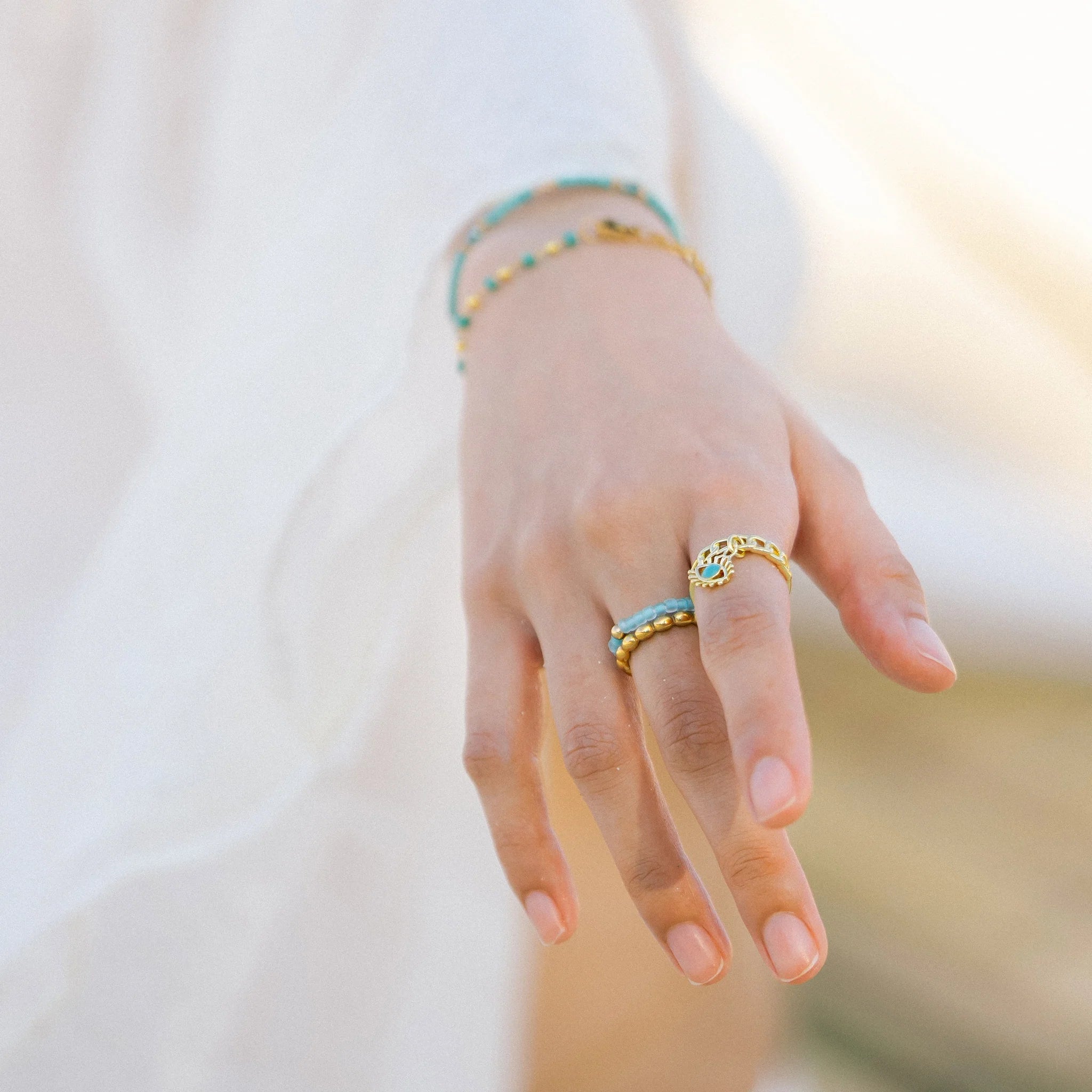 Isla PH Oxeanne Eyes Drop Ring - KS Boardriders Surf Shop