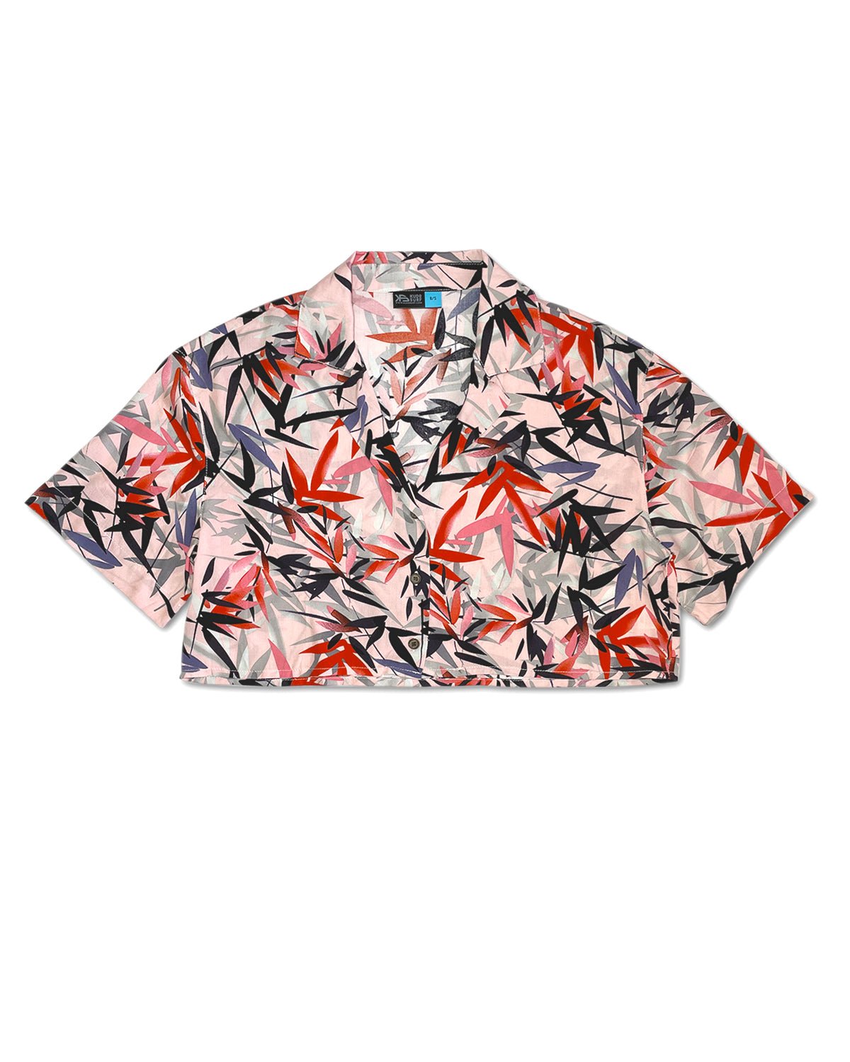 KS Betty Womens Top (Pink Palms) - KS Boardriders Surf Shop