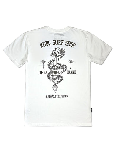 KS Cobra Mens Tee (Bone) - KS Boardriders Surf Shop