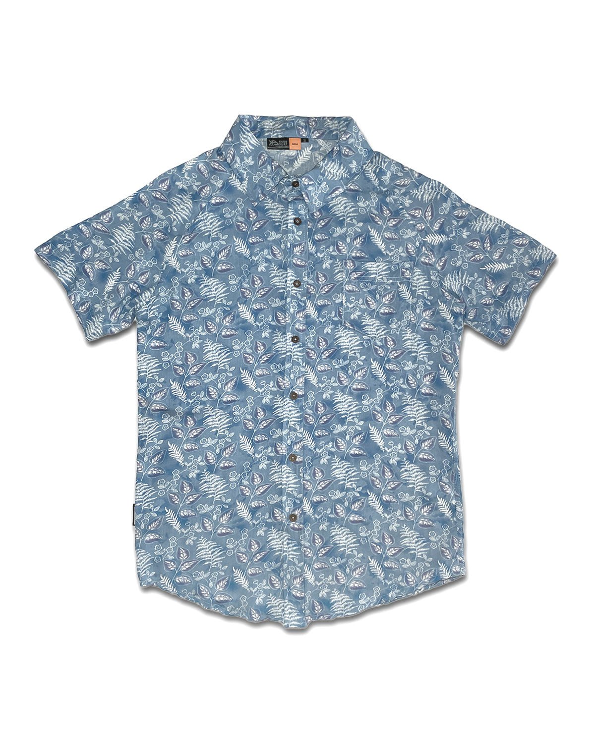 KS Jimo Mens Top (Light Blue Fern) - KS Boardriders Surf Shop