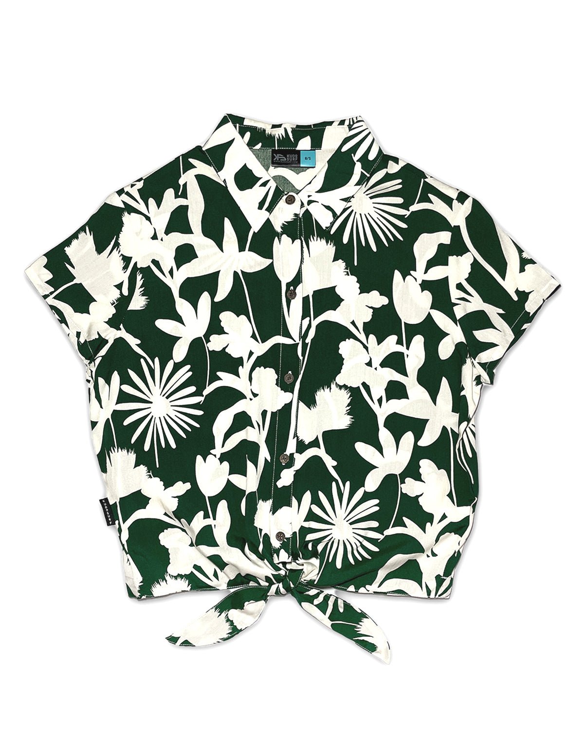 KS Leilani Womens Top (Evergreen Bloom) - KS Boardriders Surf Shop
