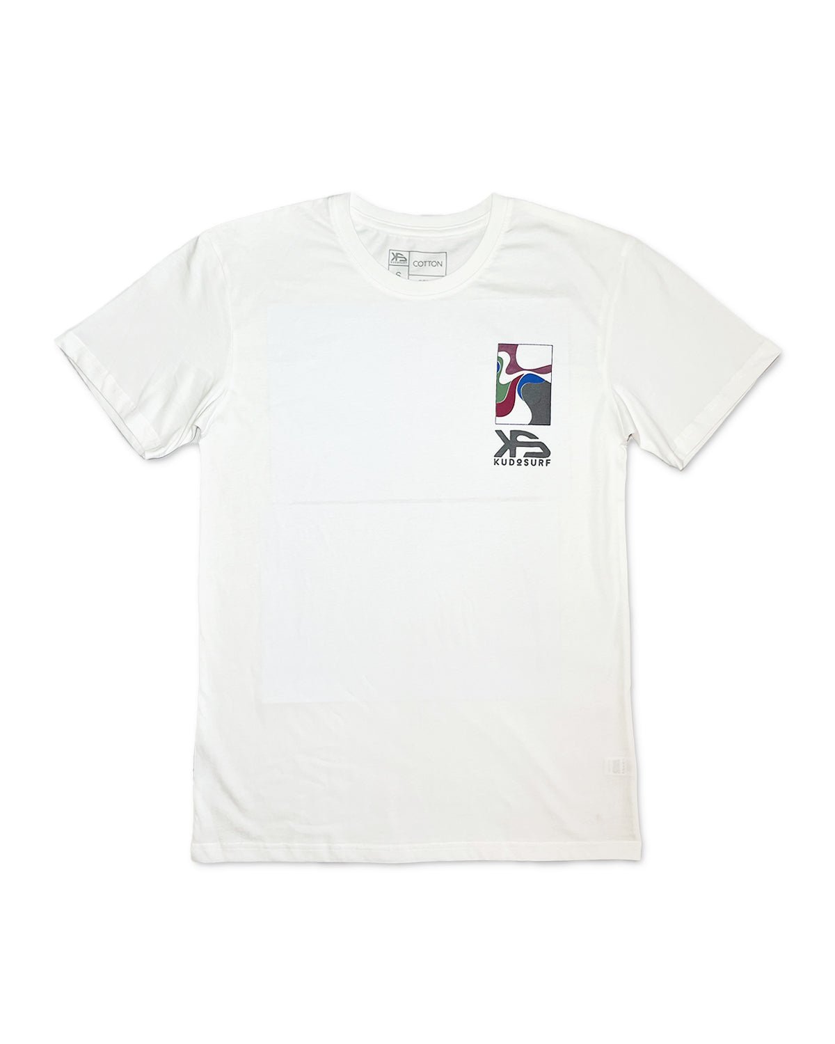 KS Warped Mens Tee (Bone) - KS Boardriders Surf Shop