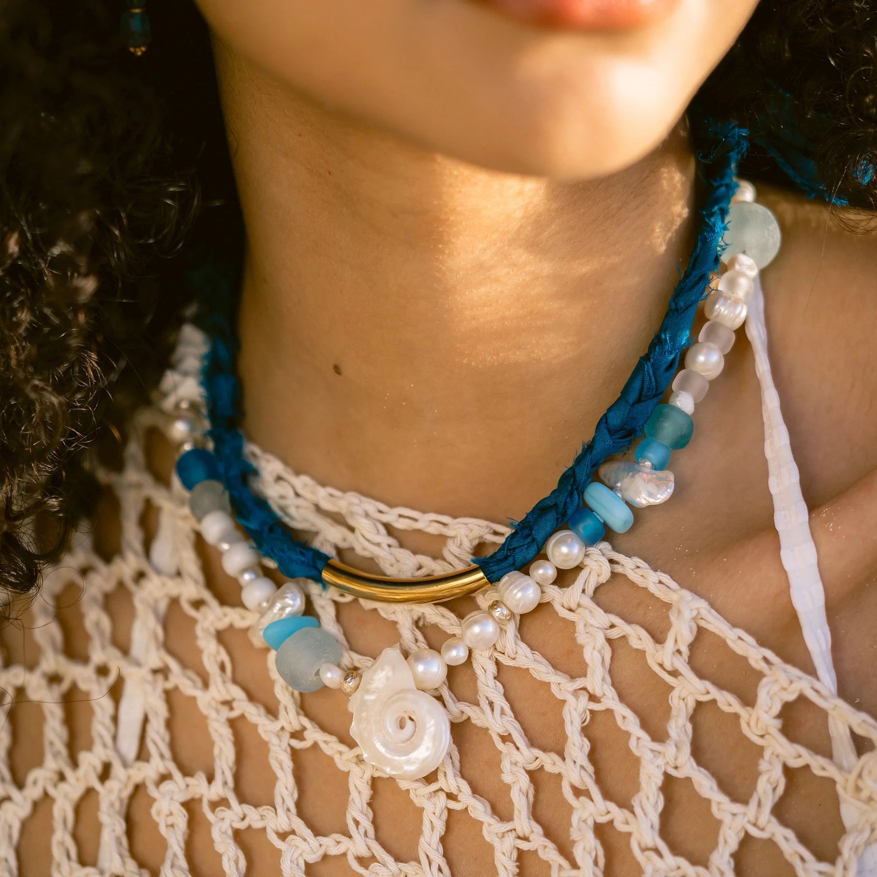 Momoke Moon Shell Magic Necklace - KS Boardriders Surf Shop