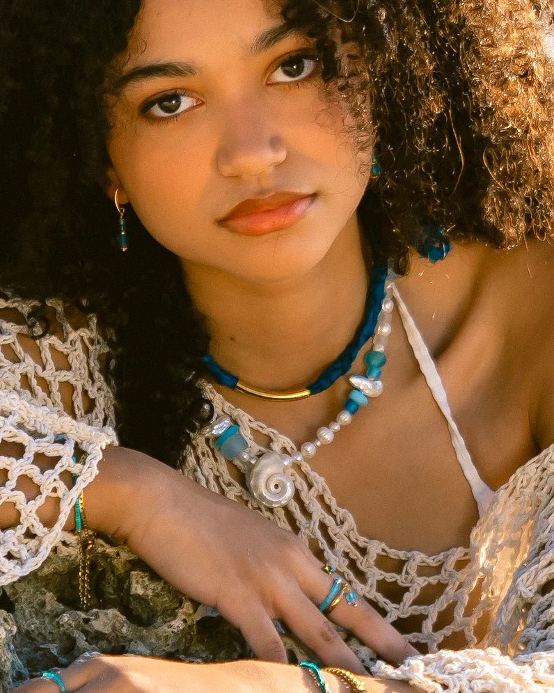 Momoke Moon Shell Magic Necklace - KS Boardriders Surf Shop