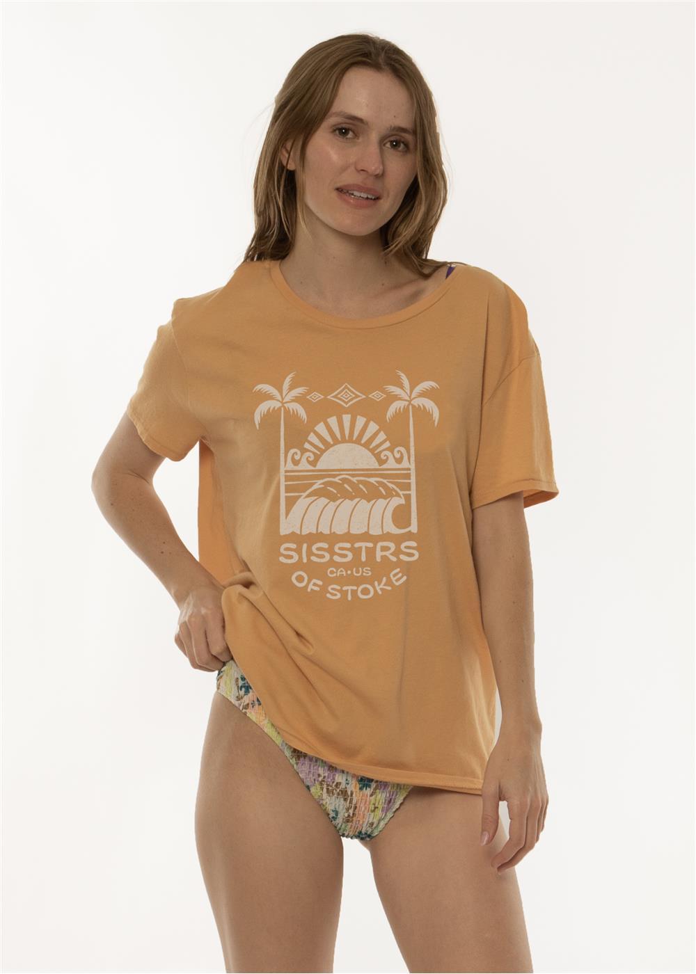 Stoke Sisstr Ss Knit Tee - KS Boardriders Surf Shop