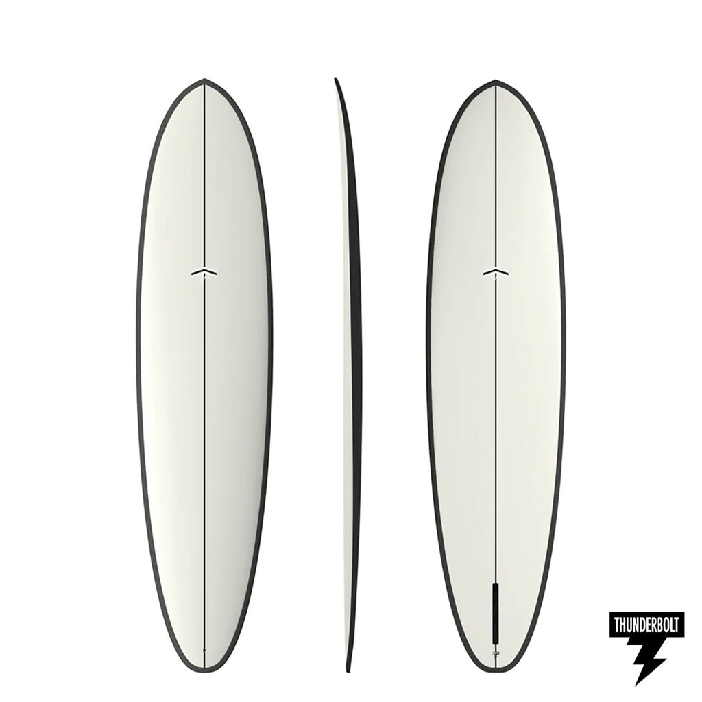 Thunderbolt CJ Outlier (White/Carbon Rail) - KS Boardriders Surf Shop