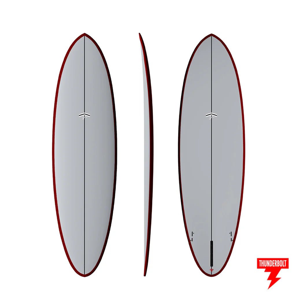 Thunderbolt CJ Outlier X (Grey/Ox Blood Rail) - KS Boardriders Surf Shop