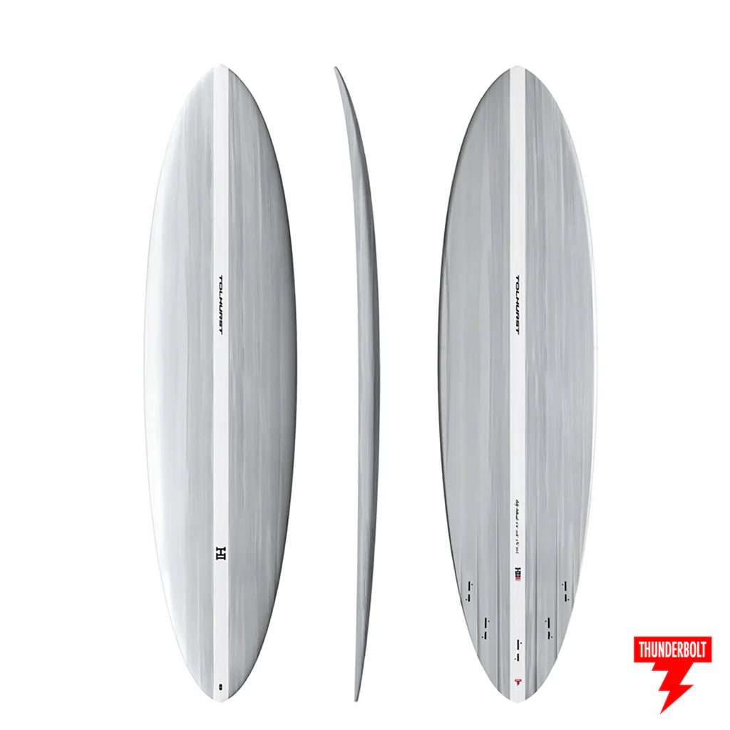 Thunderbolt Harley Ingleby Mid 6 (Candy/White) - KS Boardriders Surf Shop