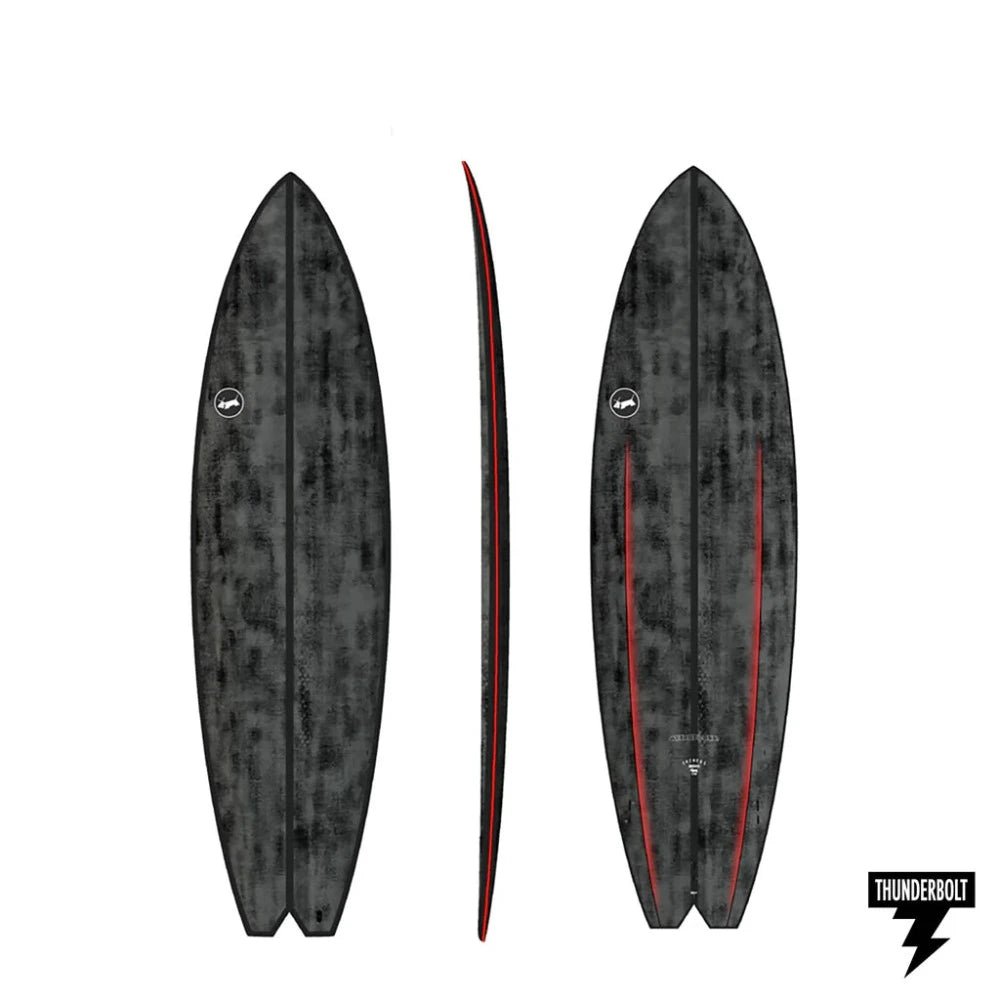 Thunderbolt Skindog Hydroplane (Red Carbon) - KS Boardriders Surf Shop