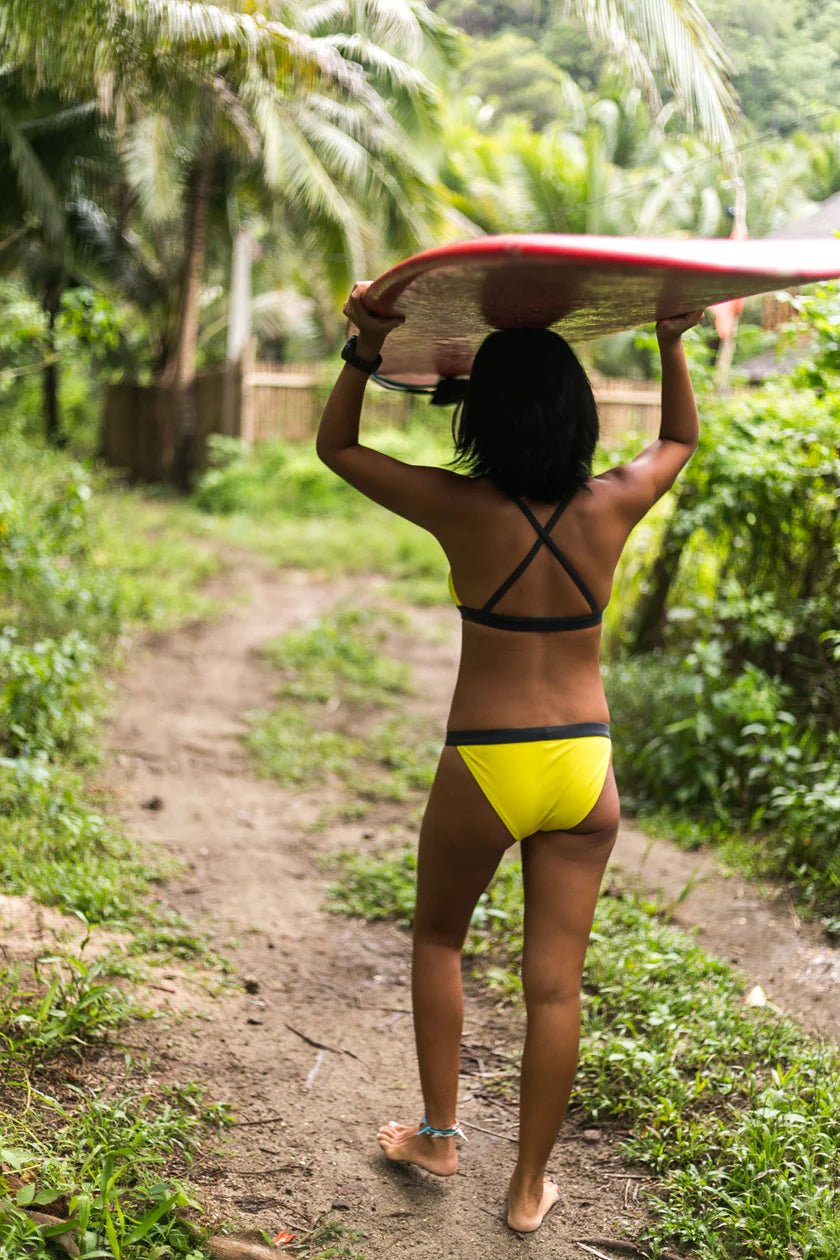 Agos Eco Tri Sport Botoom (Yellow Gray) - KS Boardriders Surf Shop