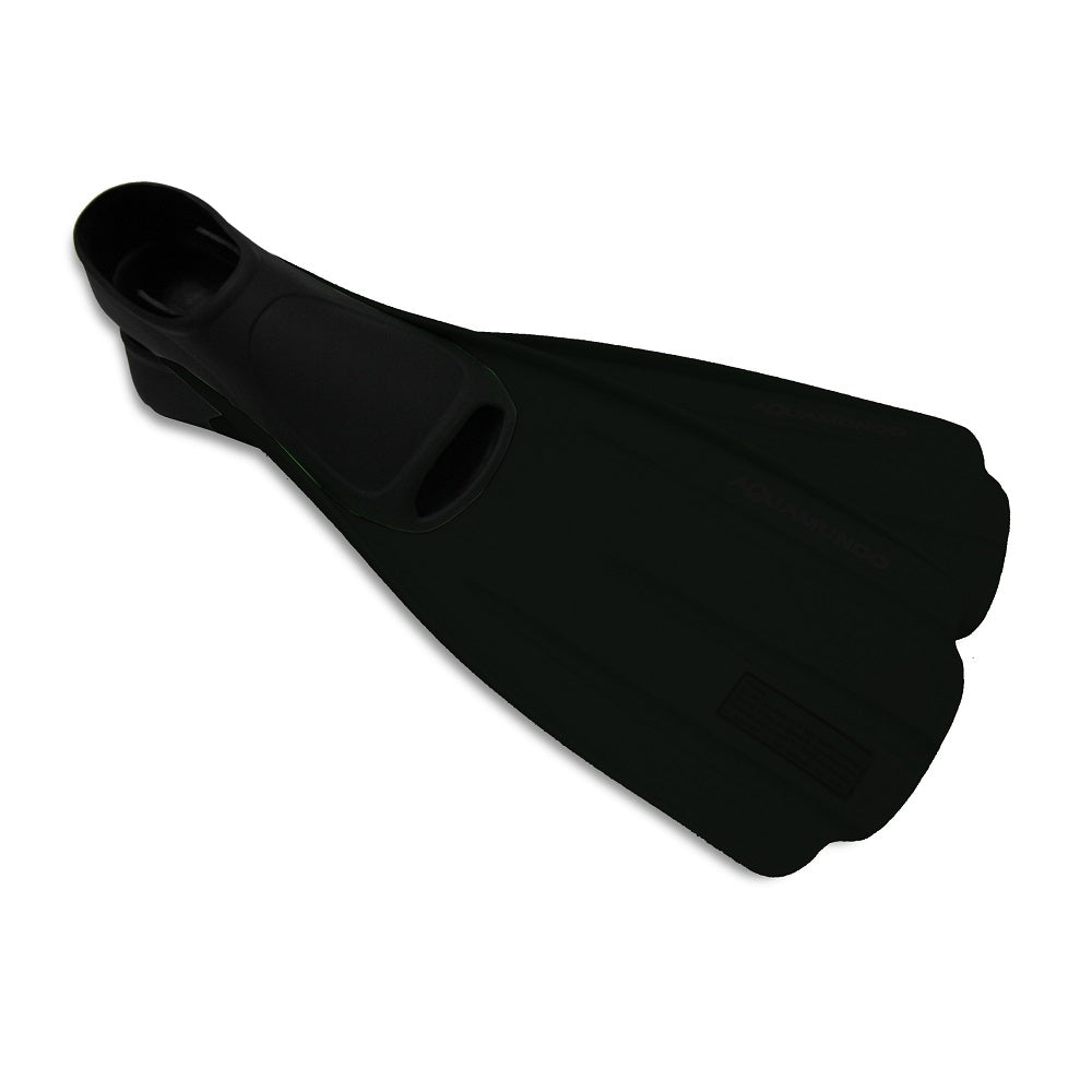 Aquamundo Oahu Full Foot Fins (Black) - KS Boardriders Surf Shop
