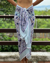Load image into Gallery viewer, Coral Sunset Sarongs (Blue Tulip) - KS Boardriders Surf Shop