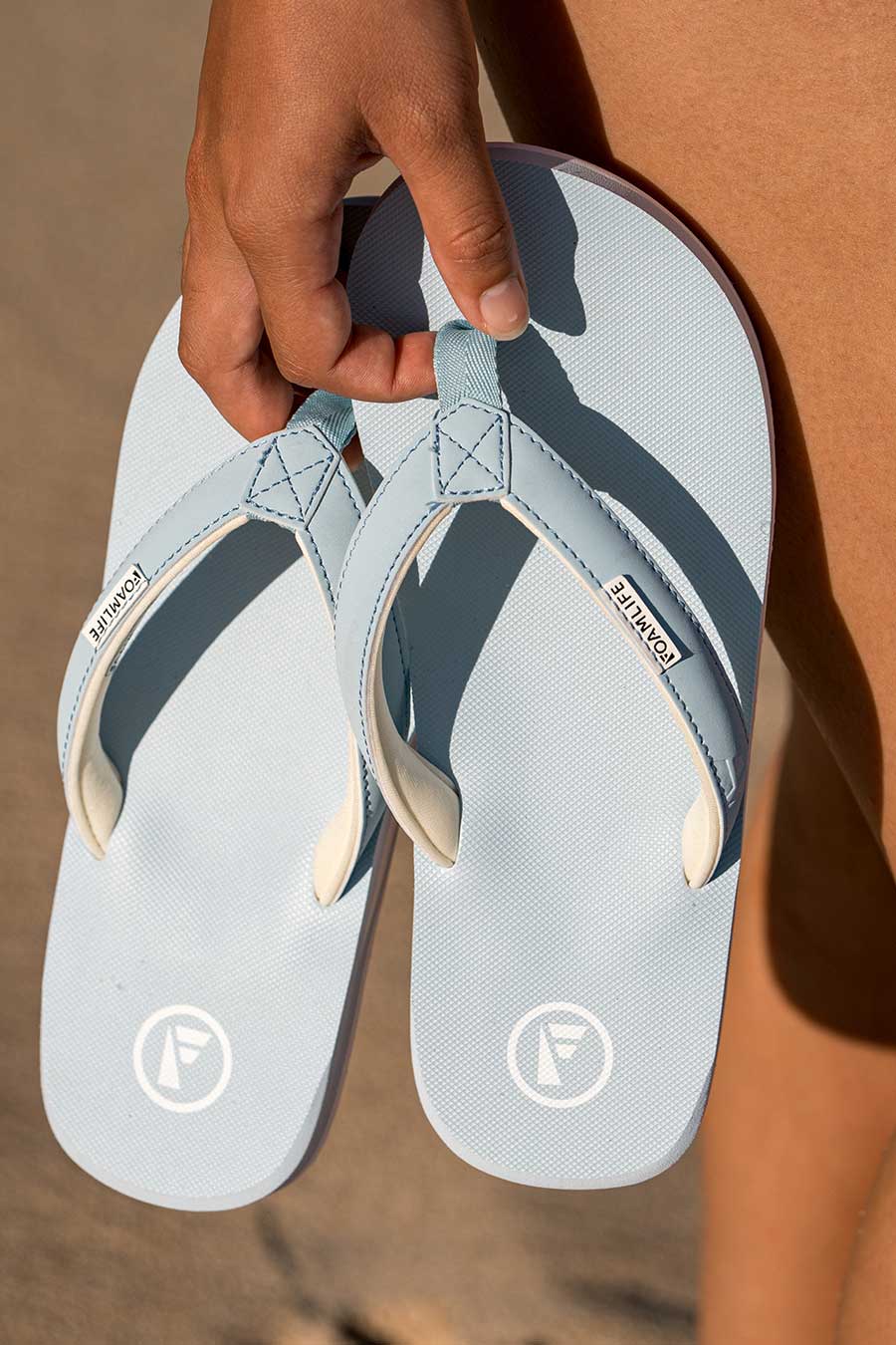 Foamlife Lixi SC Womens Flip Flops (Powder Blue) - KS Boardriders Surf Shop
