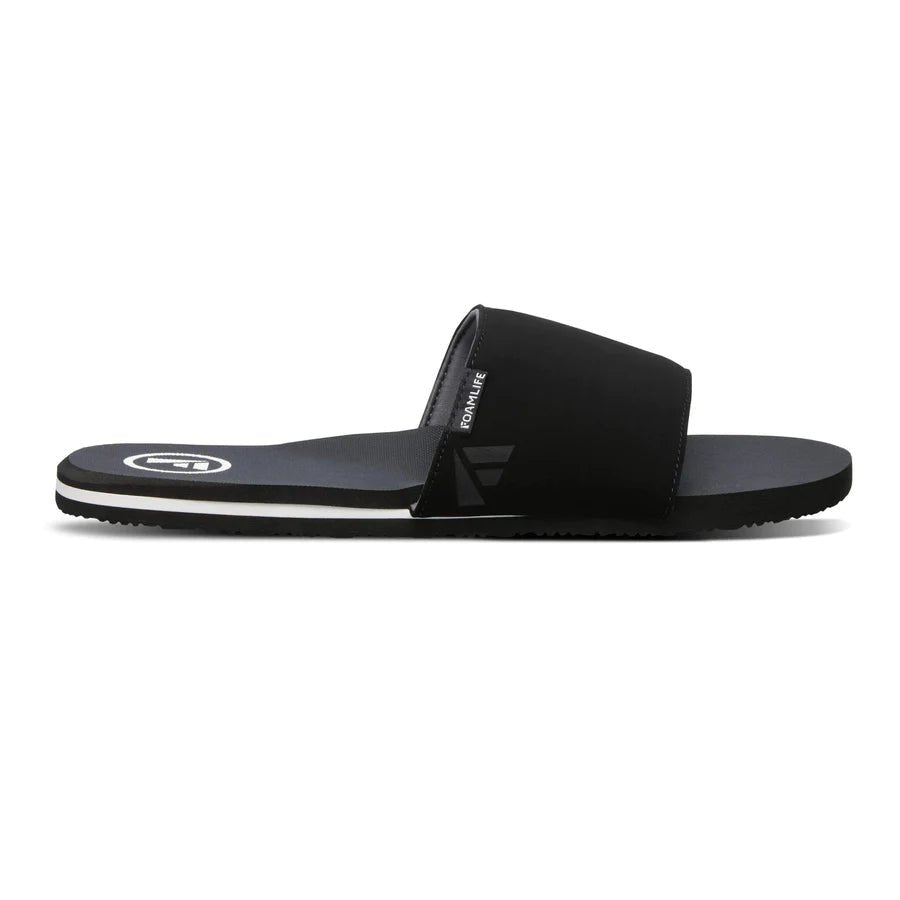 Foamlife Tarlan Mens Slide (Black) - KS Boardriders Surf Shop