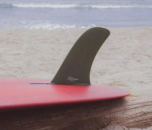 Futures Rudder 9.0 Fiberglass Single Fin (Hunter Green) - KS Boardriders Surf Shop
