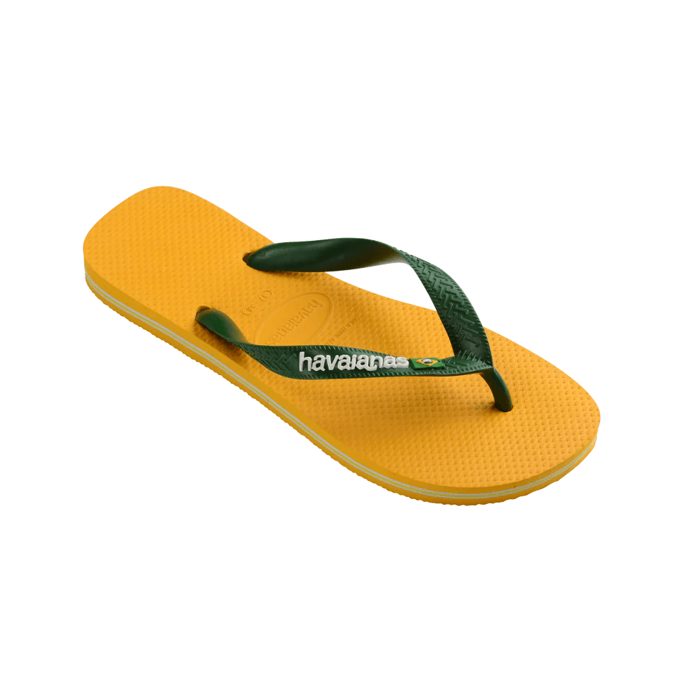 Havaianas Unisex Brasil Logo (Pop Yellow) - KS Boardriders Surf Shop