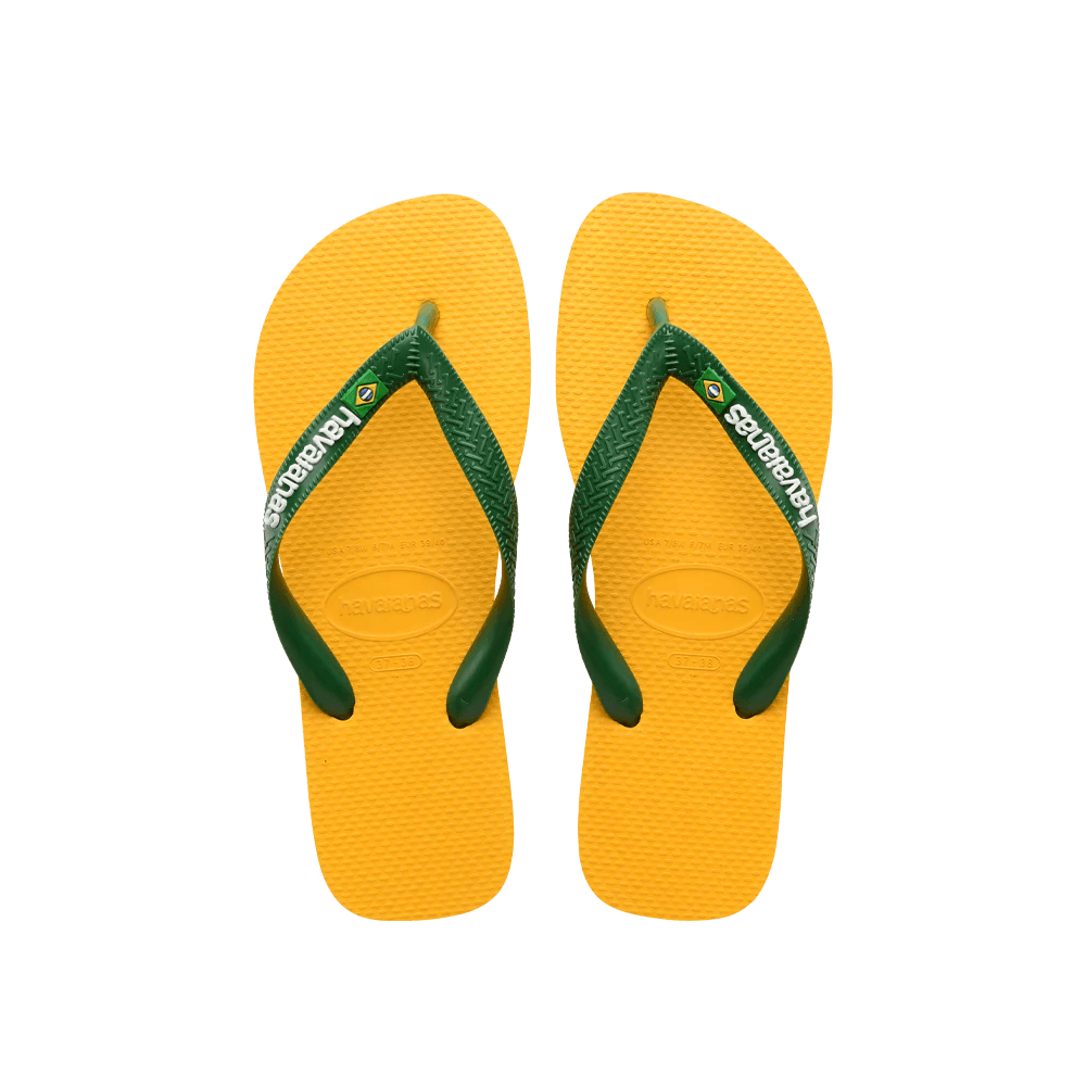 Havaianas Unisex Brasil Logo (Pop Yellow) - KS Boardriders Surf Shop