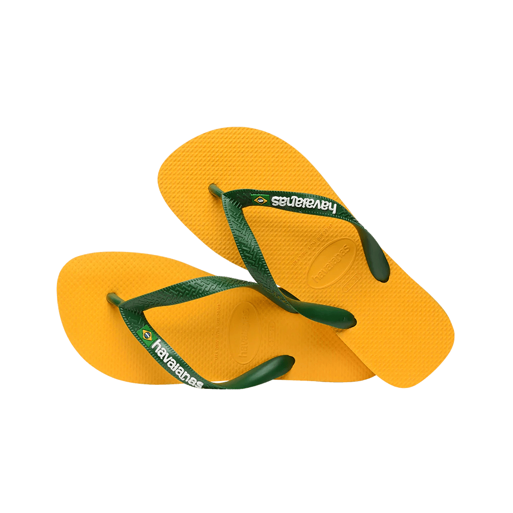 Havaianas Unisex Brasil Logo (Pop Yellow) - KS Boardriders Surf Shop