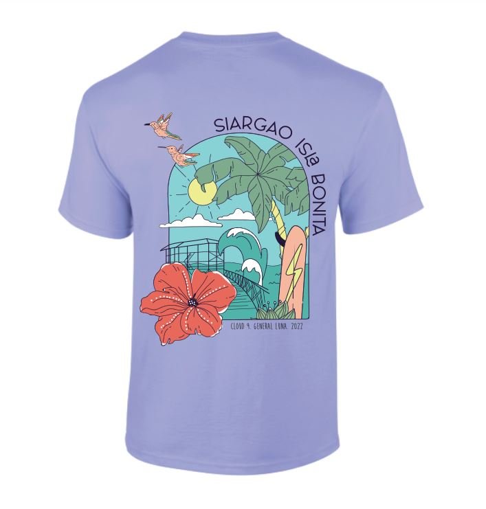 Isla Bonita Cloud 9 Tee (Lavander) - KS Boardriders Surf Shop