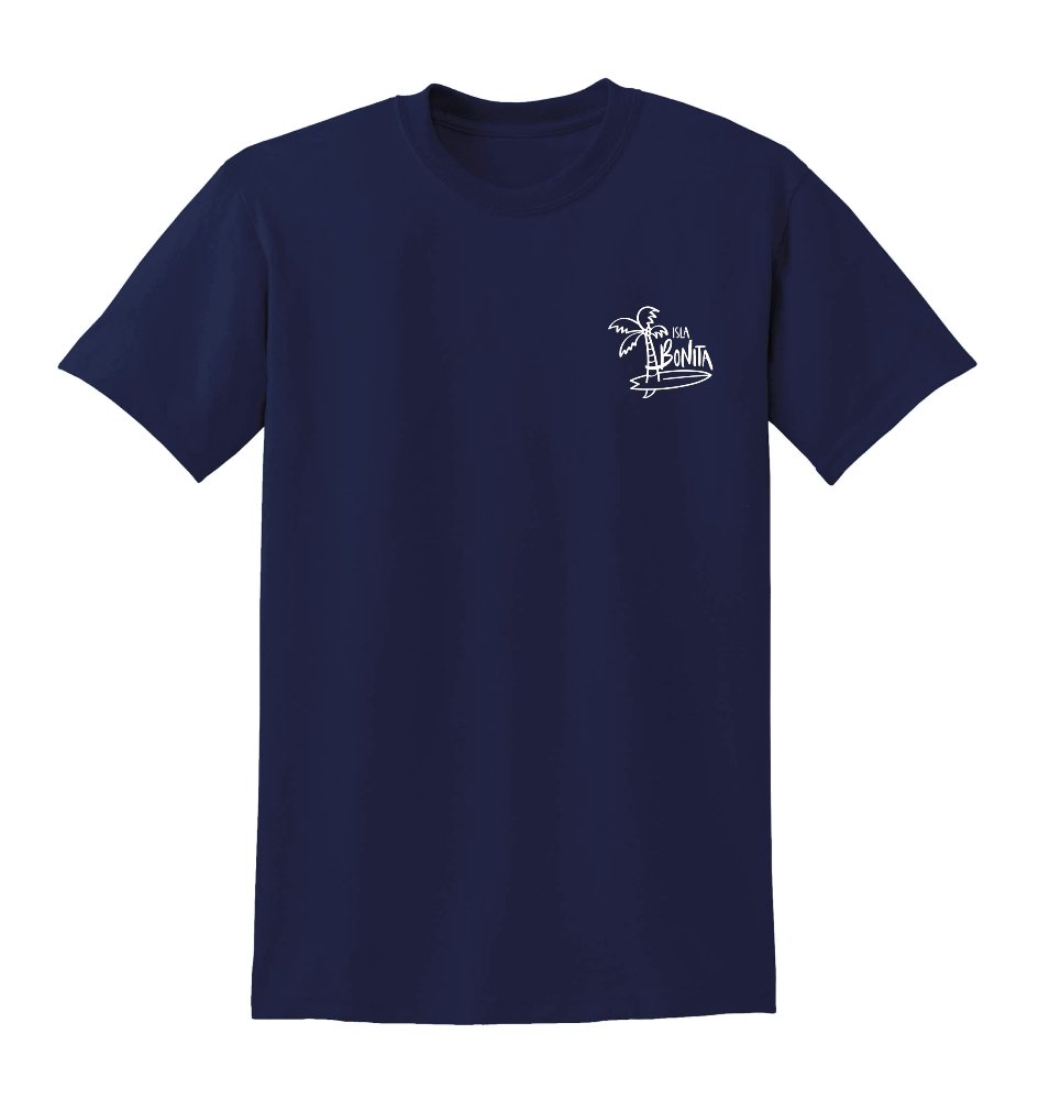 Isla Bonita Cloud 9 Tee ( Navy Blue) - KS Boardriders Surf Shop