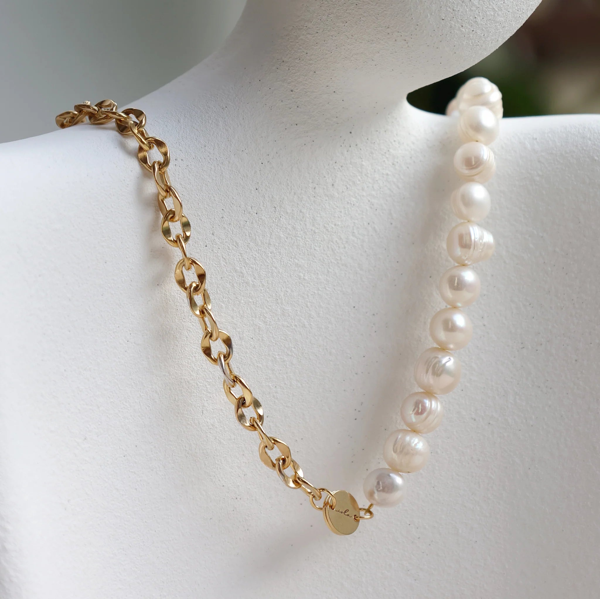 Isla PH Mawu Classic Chunky Ringed Pearl Necklace - KS Boardriders Surf Shop