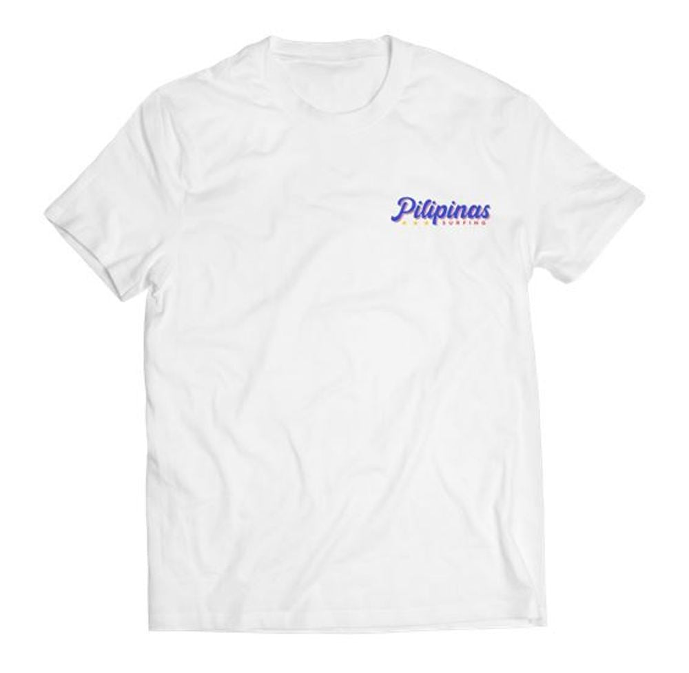 KS UPSA Pilipinas Surfing Statement Men's Tee (Organic White) - KS Boardriders Surf Shop