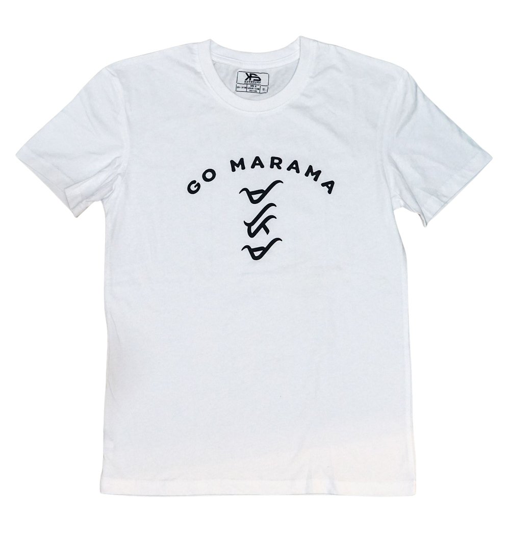 Marama X KS Go Marama Tee (White) - KS Boardriders Surf Shop