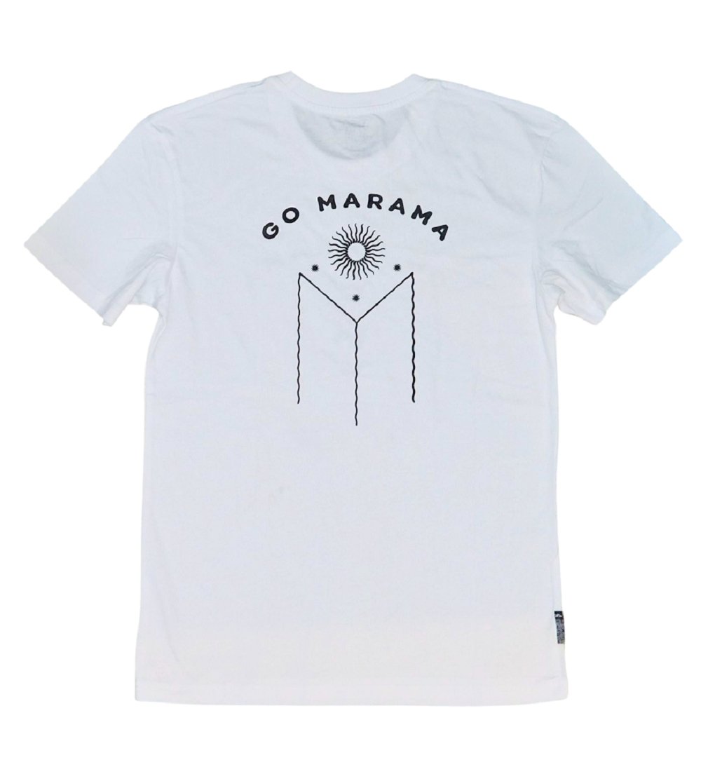 Marama X KS Go Marama Tee (White) - KS Boardriders Surf Shop