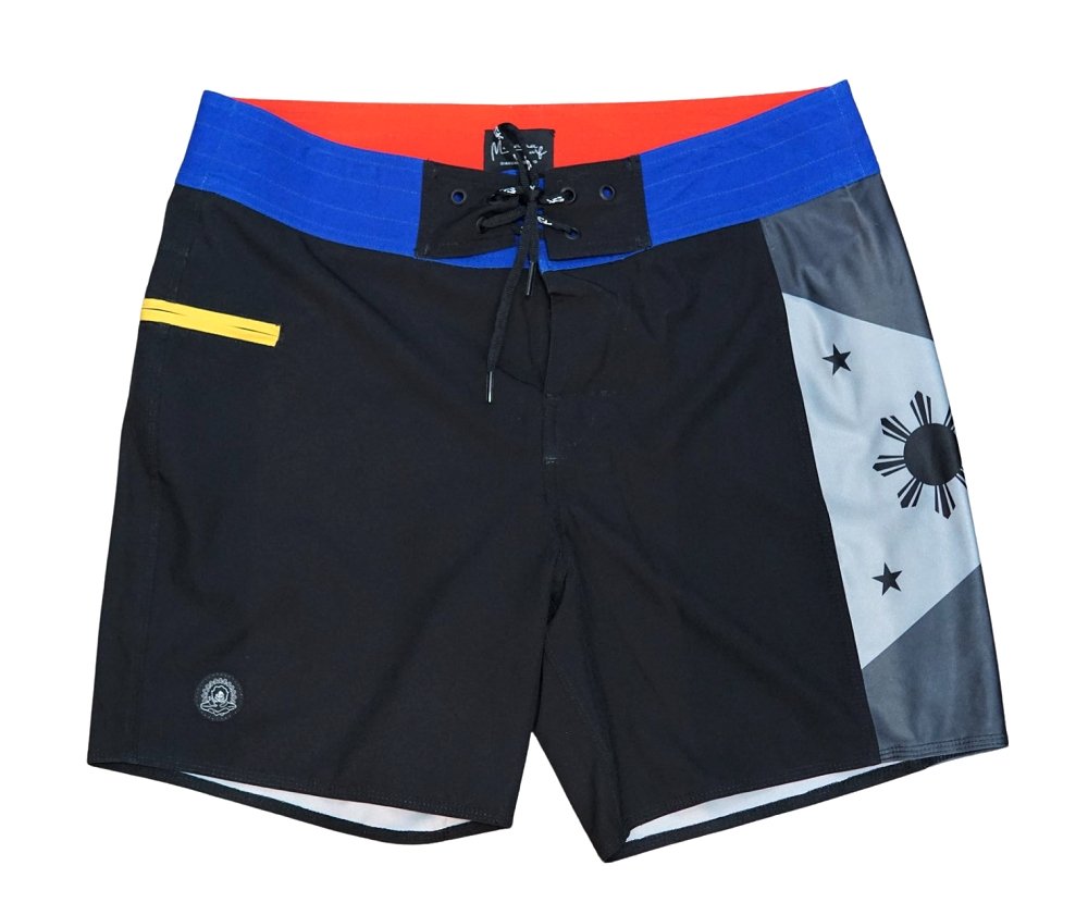 Marama X KS Men's Boardshorts (Pride Black/White) - KS Boardriders Surf Shop